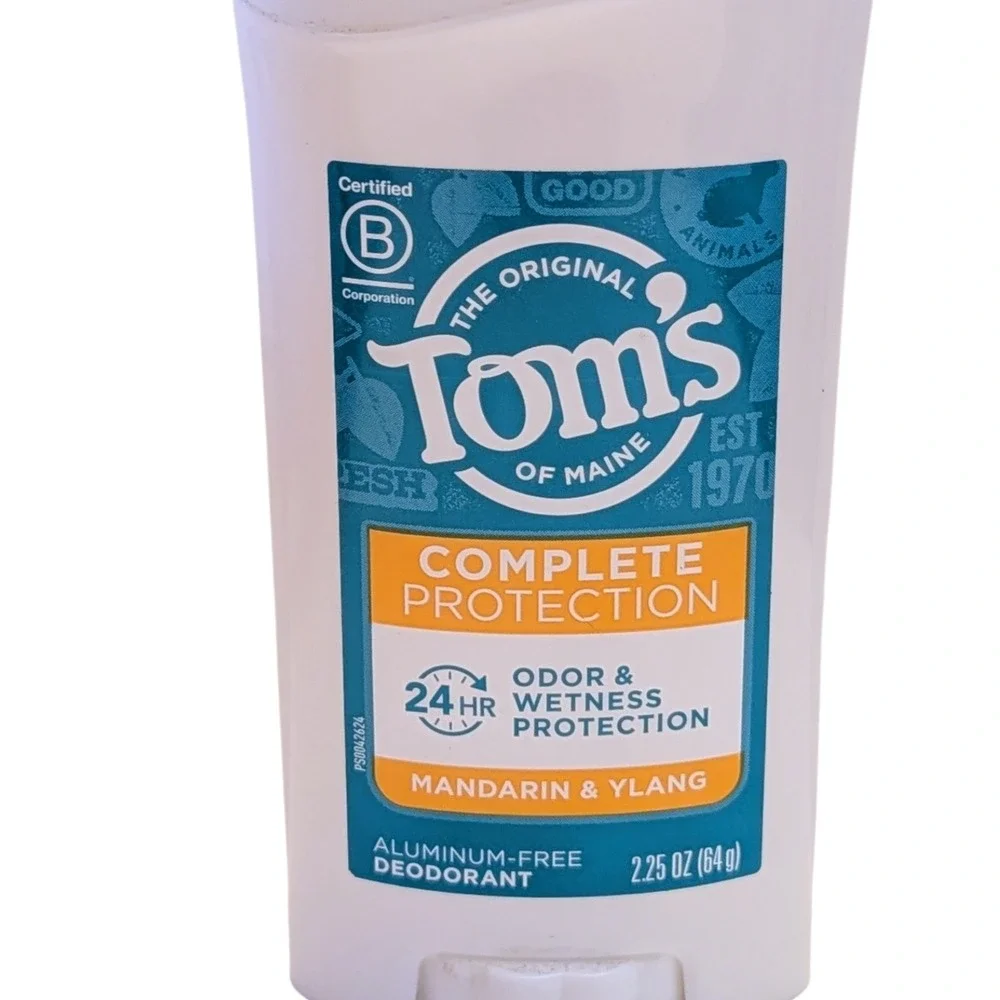 Tom's of Maine Complete Protection Mandarin‎ & Ylang Aluminum-Free Deodorant
